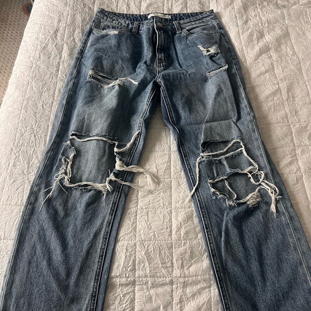 Altar'd State Ripped Blue Jeans